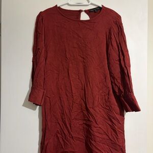 Dynamite Rust Red Blouse/Tunic